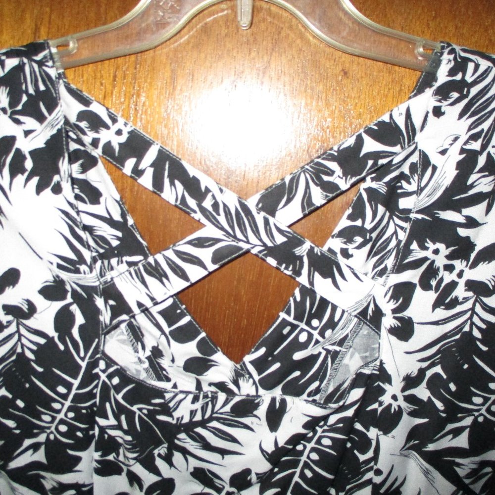 Only Necessities Button-Front Gourded Sundress 22w - image 2